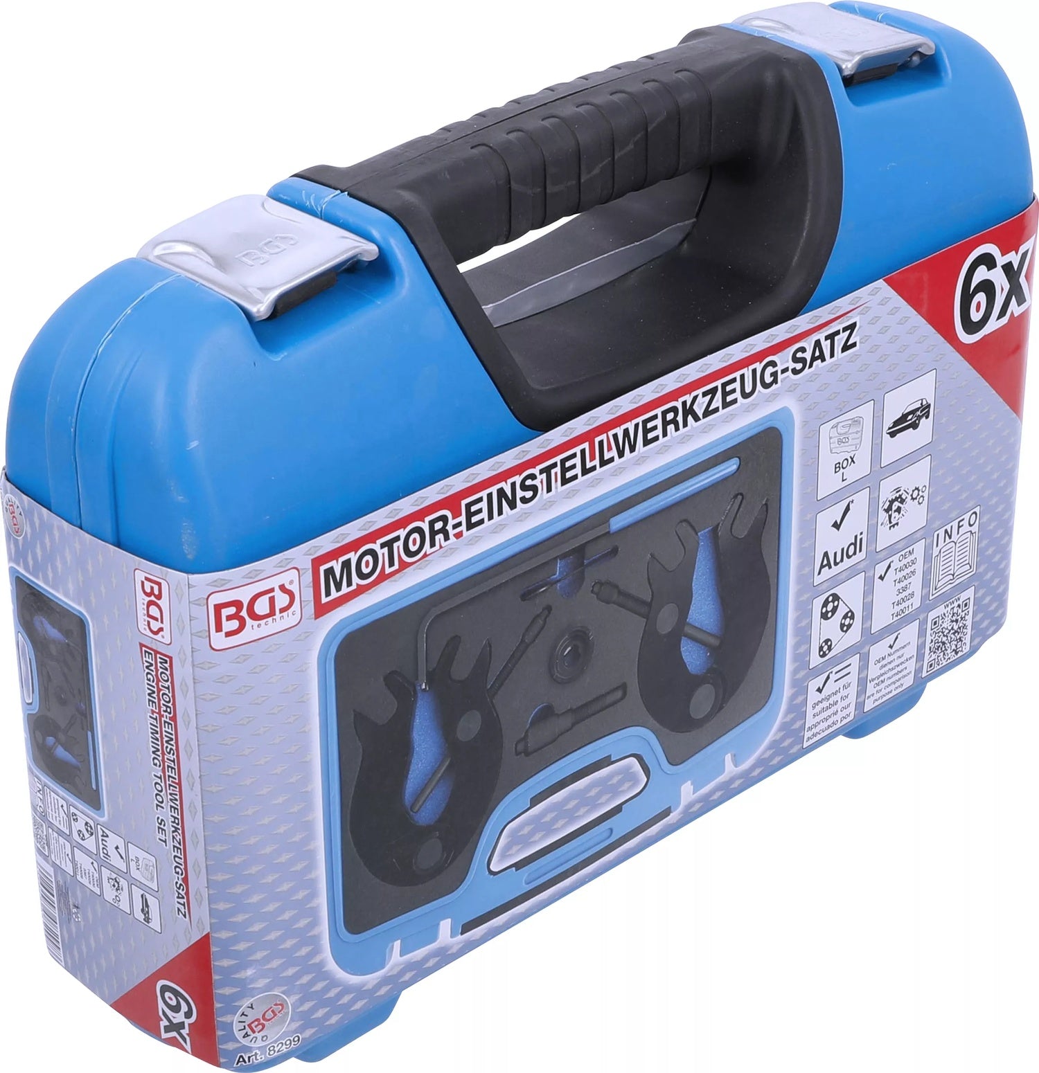 BGS 8299 Satz Einstellwerkzeug für Motor für Audi A4, A6, A8