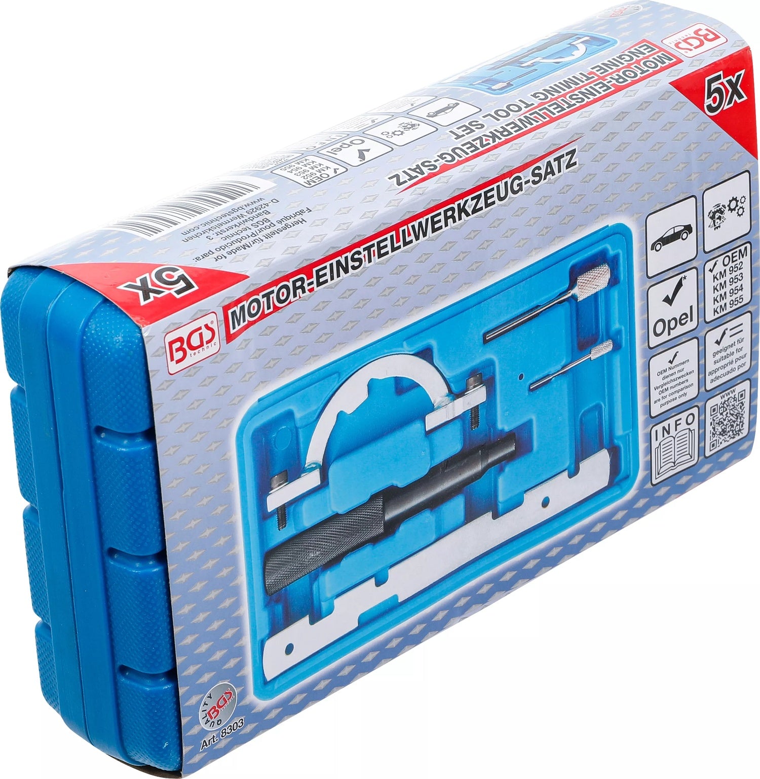 BGS 8303 Satz Einstellwerkzeug für Motor Opel 1.0L, 1.2L, 1.4L