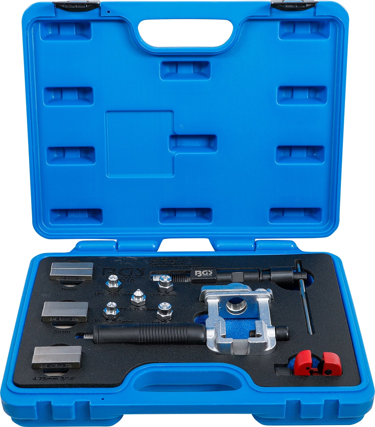 BGS 8310 Hydraulisches Bördelgerät inklusive Rohrschneider mit Entgrater