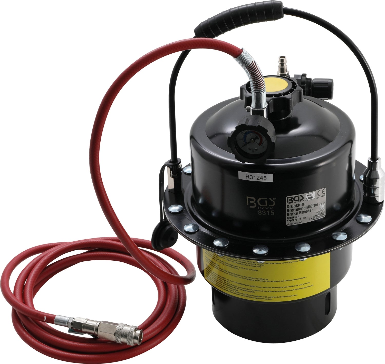 BGS 8315 Druckluft Bremsenentlüfter 0-3 bar