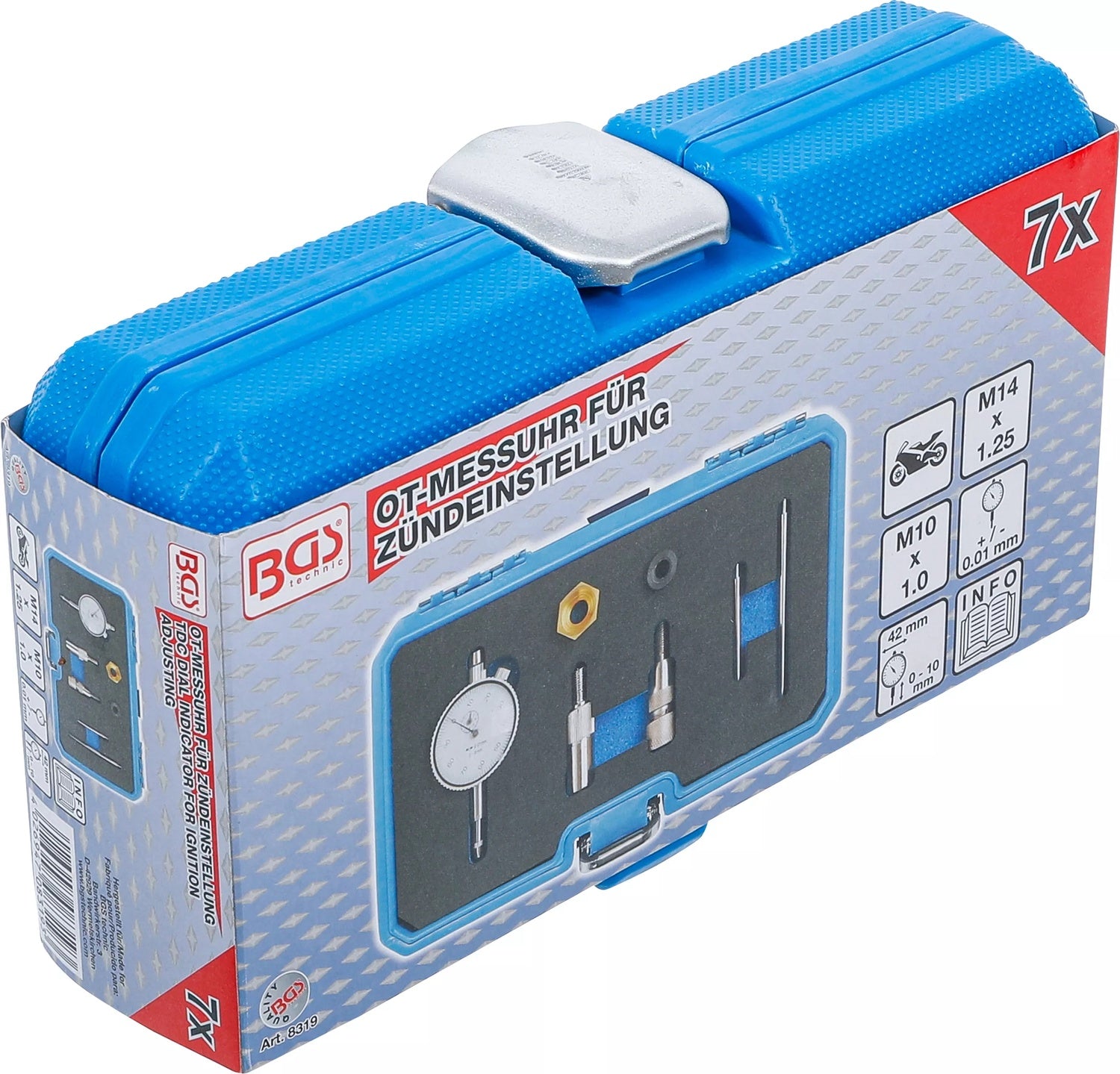 BGS 8319 OT-Messuhr für Zündeinstellung für Motorrad