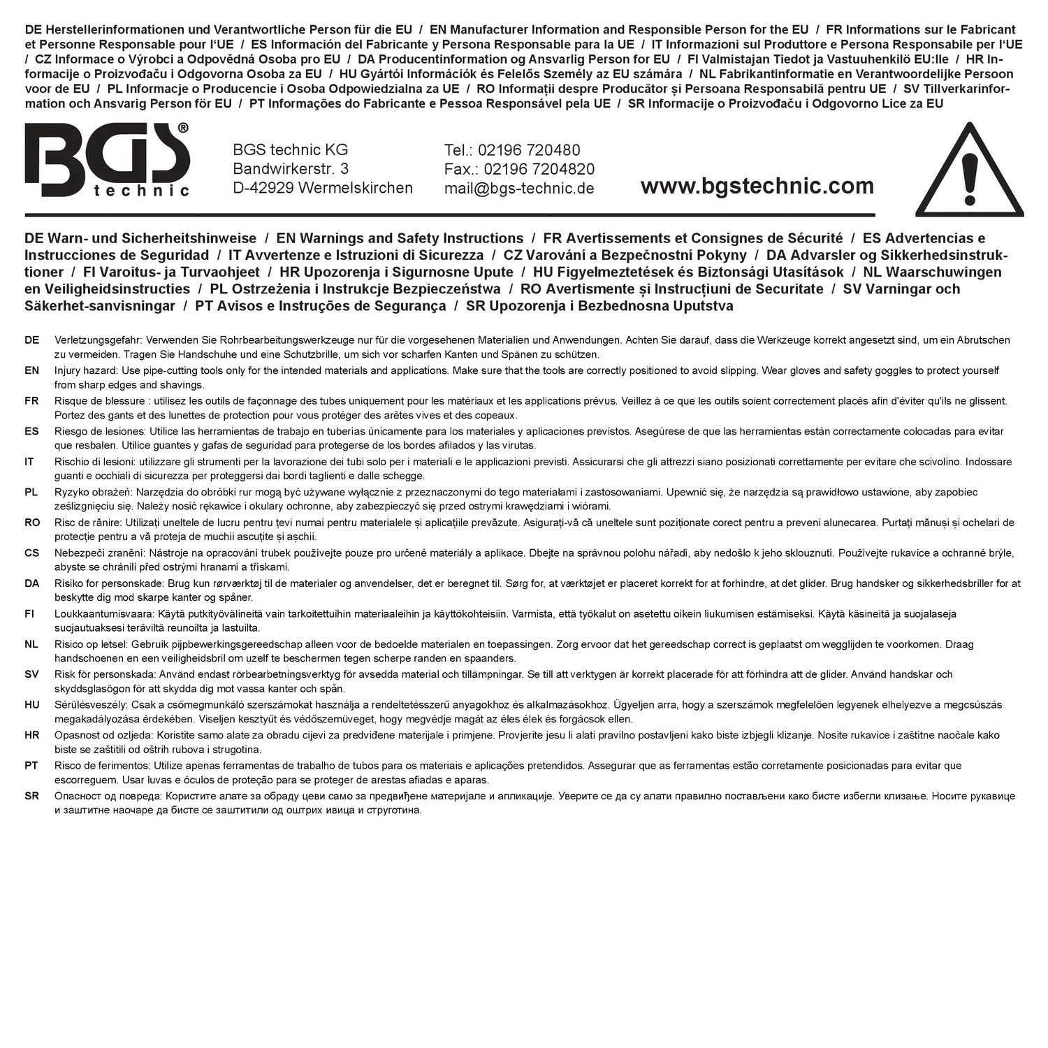 BGS 8328 Entgrater für Bohrungen Kanten und Löcher mit drehbarem Griff