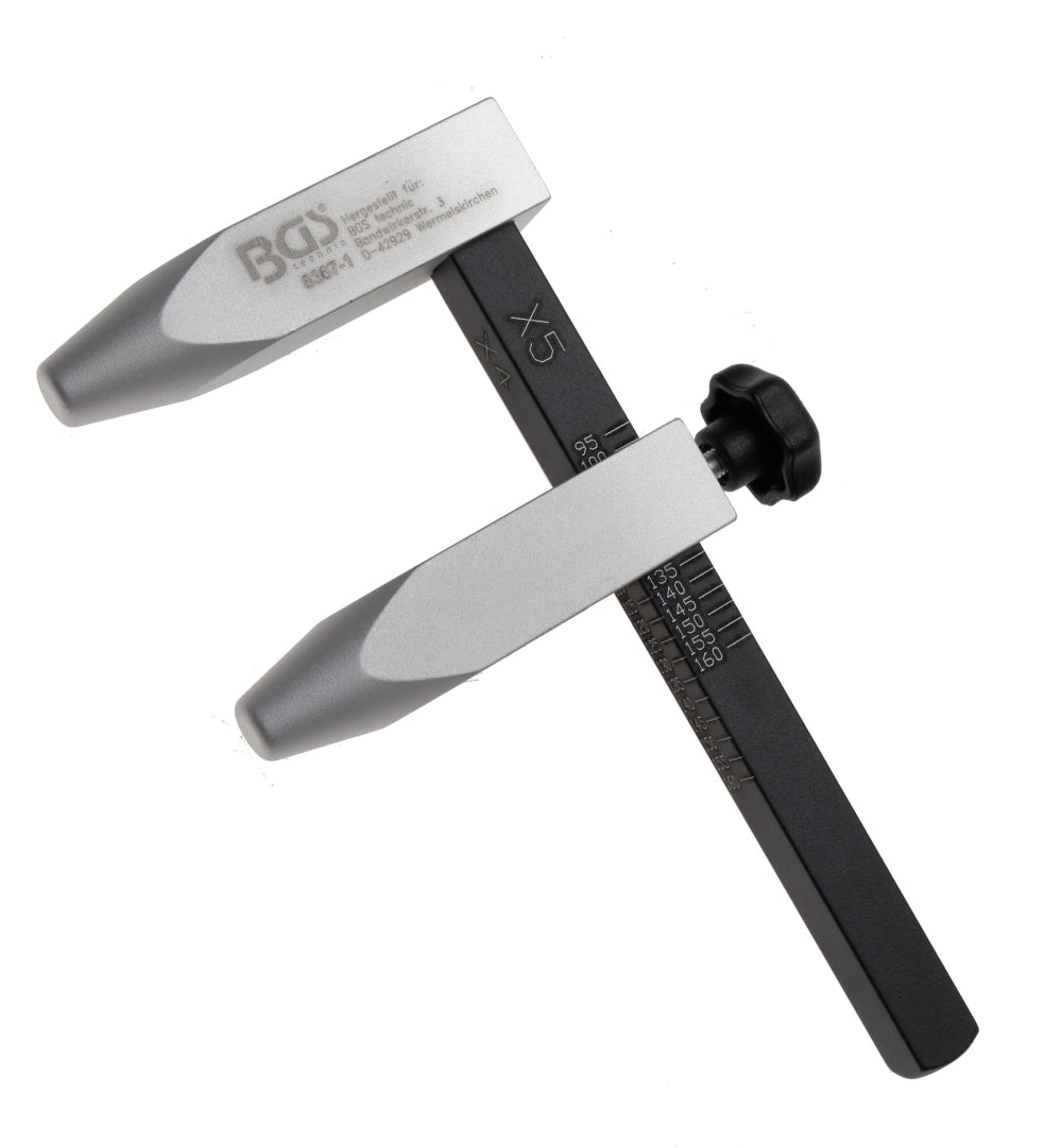 BGS 8367-1 Lochkreis Messschieber Aluminiumausführung für Stahl- und Alufelgen
