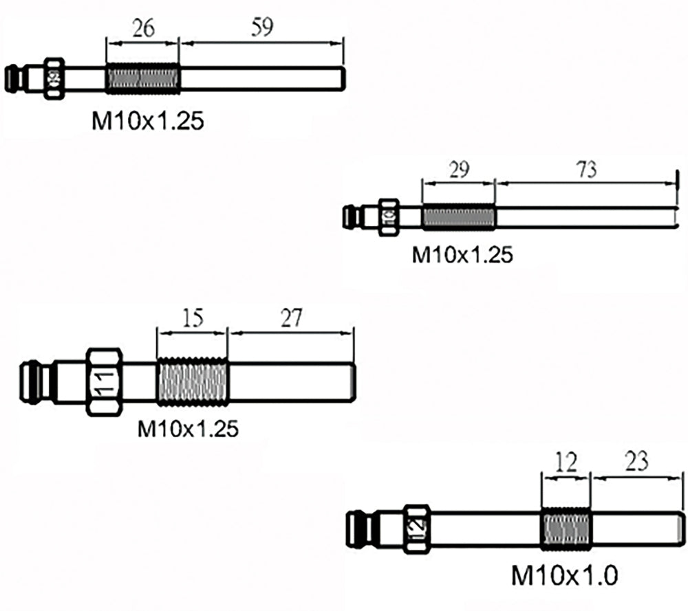 BGS 8400 Satz Kompressionstester für Benzinmotoren und Dieselmotoren