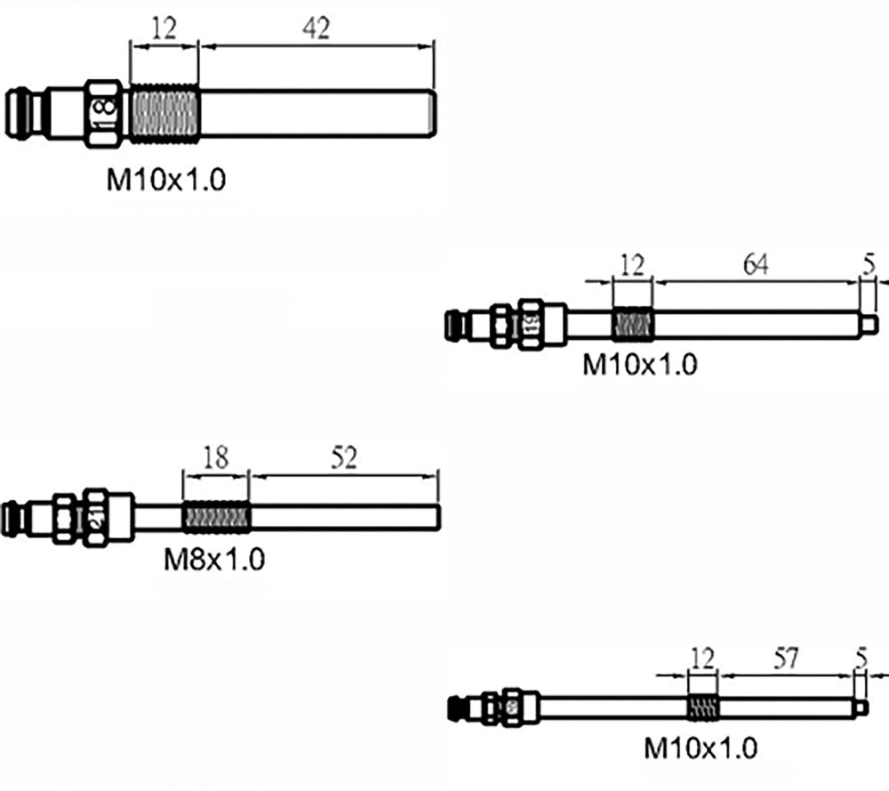 BGS 8400 Satz Kompressionstester für Benzinmotoren und Dieselmotoren