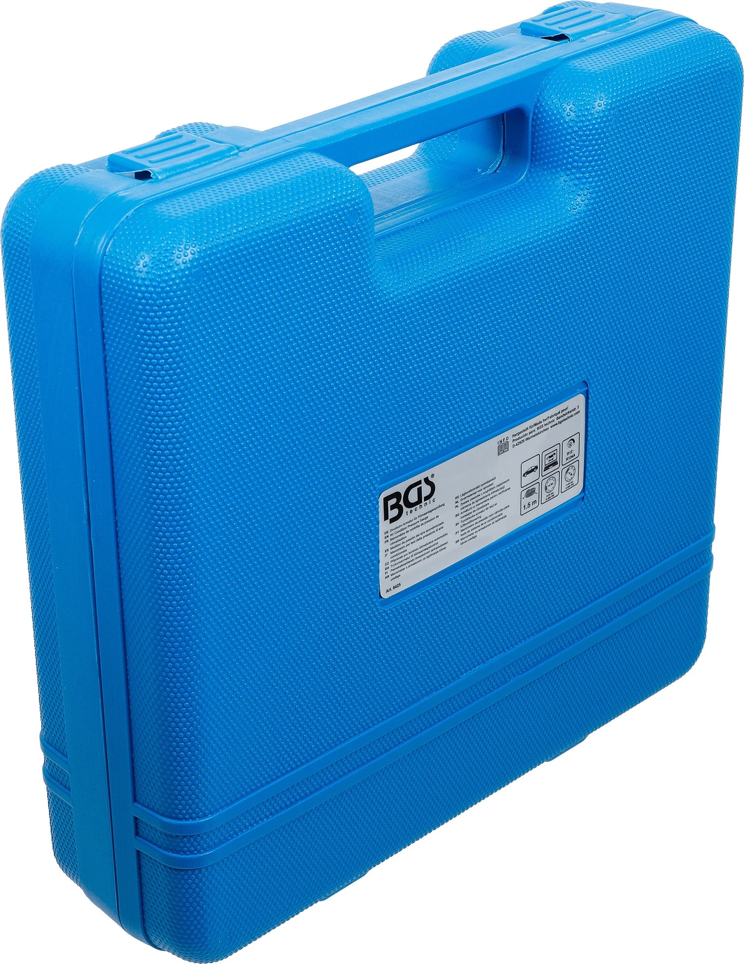 BGS 8425 Druckuhr Armatur für Klimaanlagenprüfung inkl. Schläuchen