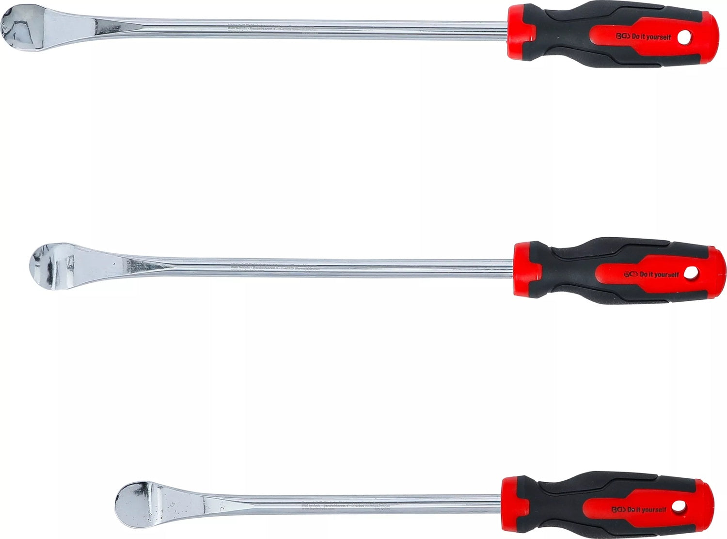 BGS DIY 84530 Satz Reifenmontiereisen Montierhebel 300 - 350 - 380mm 3 teilig