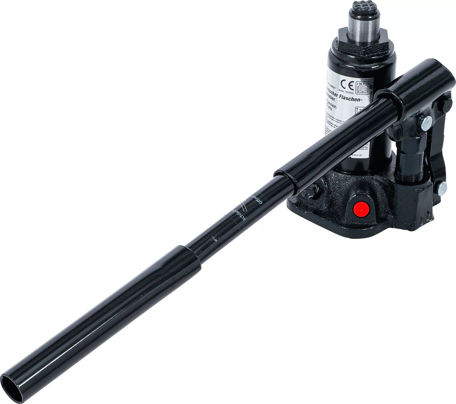 BGS DIY 84531 Hydraulischer Flaschen Wagenheber Flaschenheber 2 Tonnen