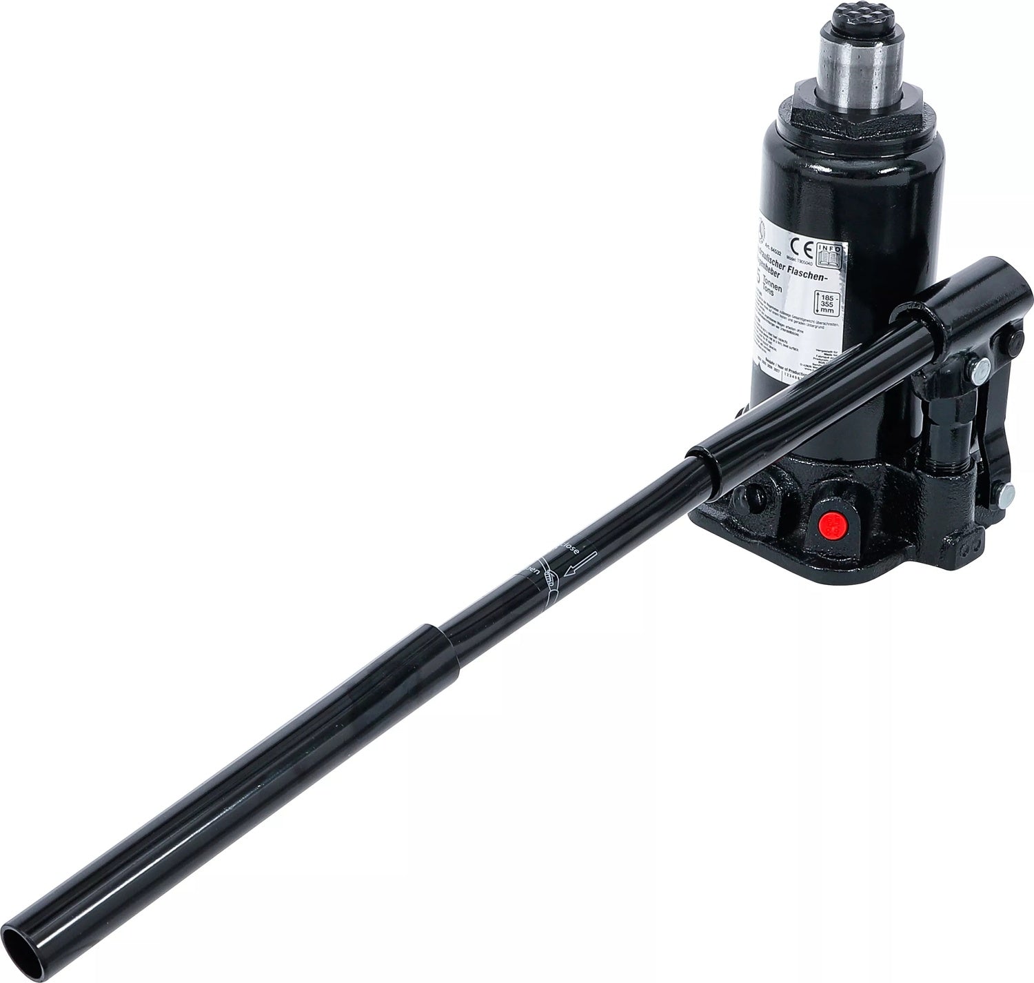 BGS DIY 84532 Hydraulischer Flaschen Wagenheber Flaschenheber 5 Tonnen