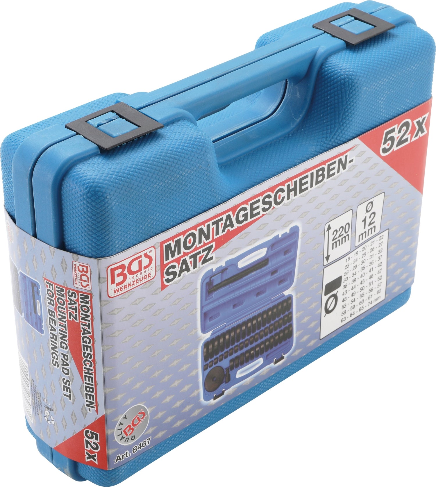 BGS 8467 Satz Universal Werkzeug Lagertreiber / Buchsentreiber 52 teilig