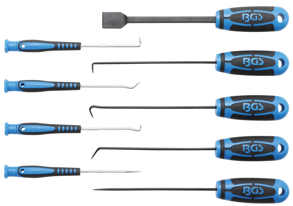 BGS 8487 Satz Nadeln Haken Schaber 9 teilig