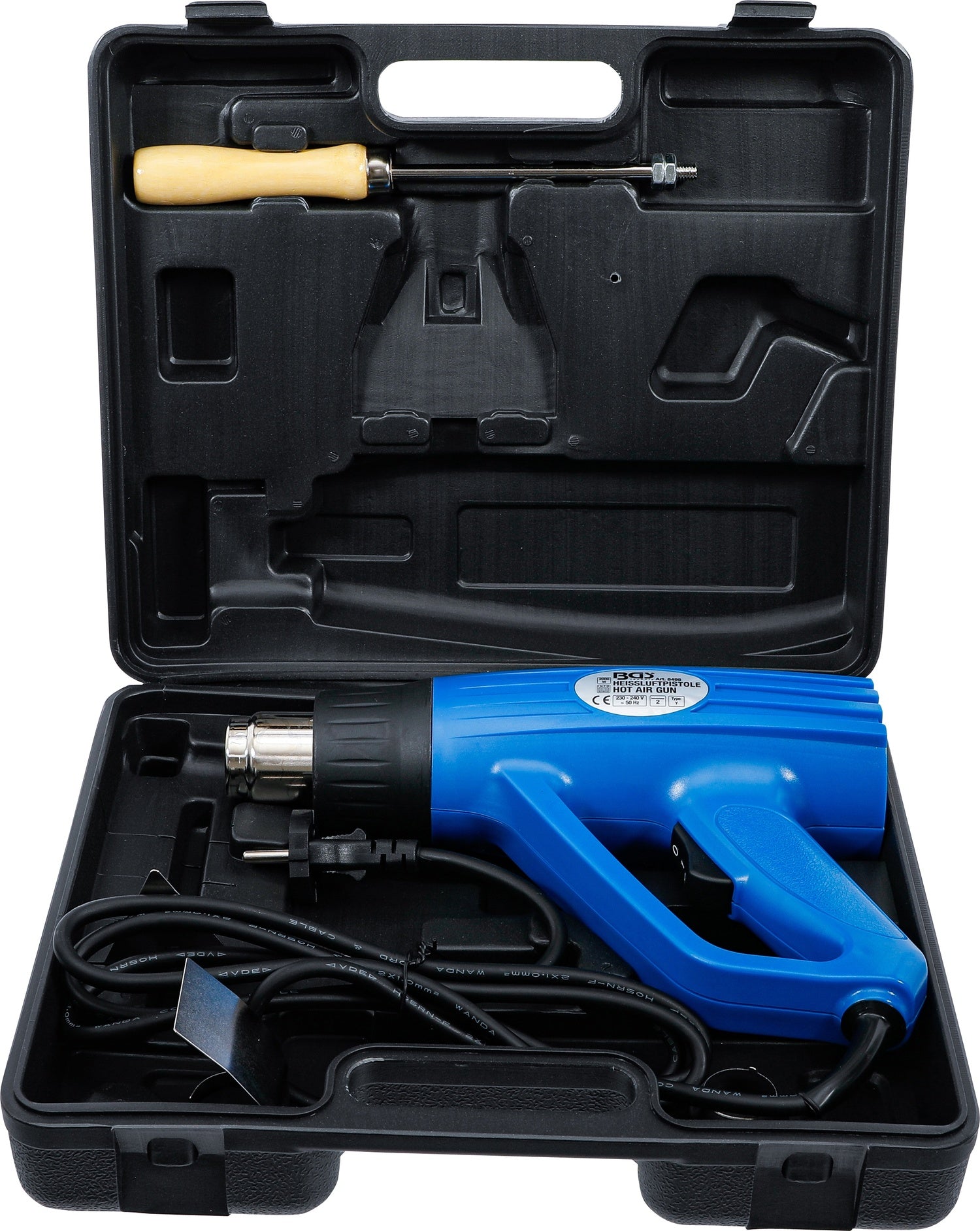 BGS 8495 Heißluft Gebläse Heißluftpistole Heißluftfön 2000 Watt