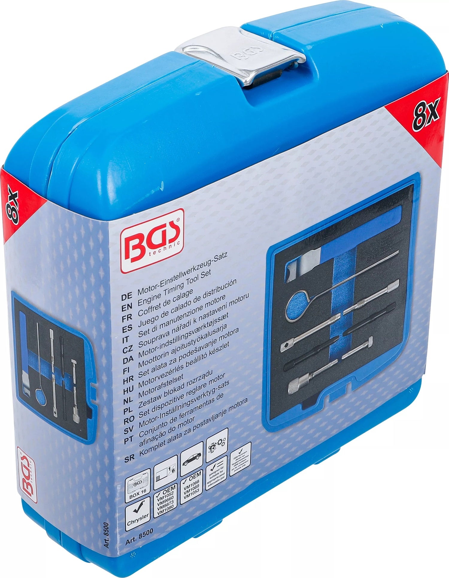 BGS 8500 Satz Einstellwerkzeug für Motor Chrysler 2.5 Liter CRD Diesel Motor