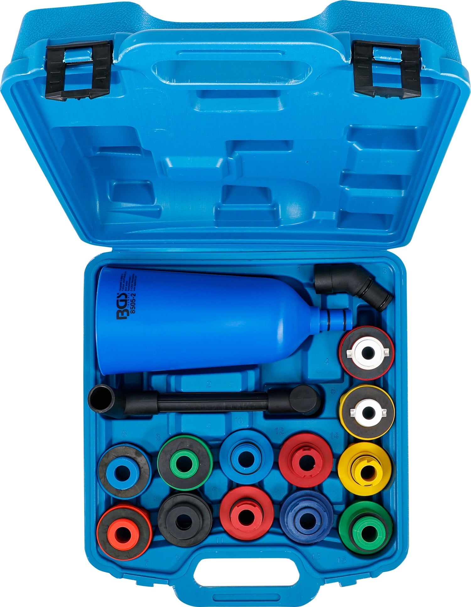 BGS 8505-2 Satz Einfülltrichter für Öl Motoröl aus Kunststoff 15 teilig