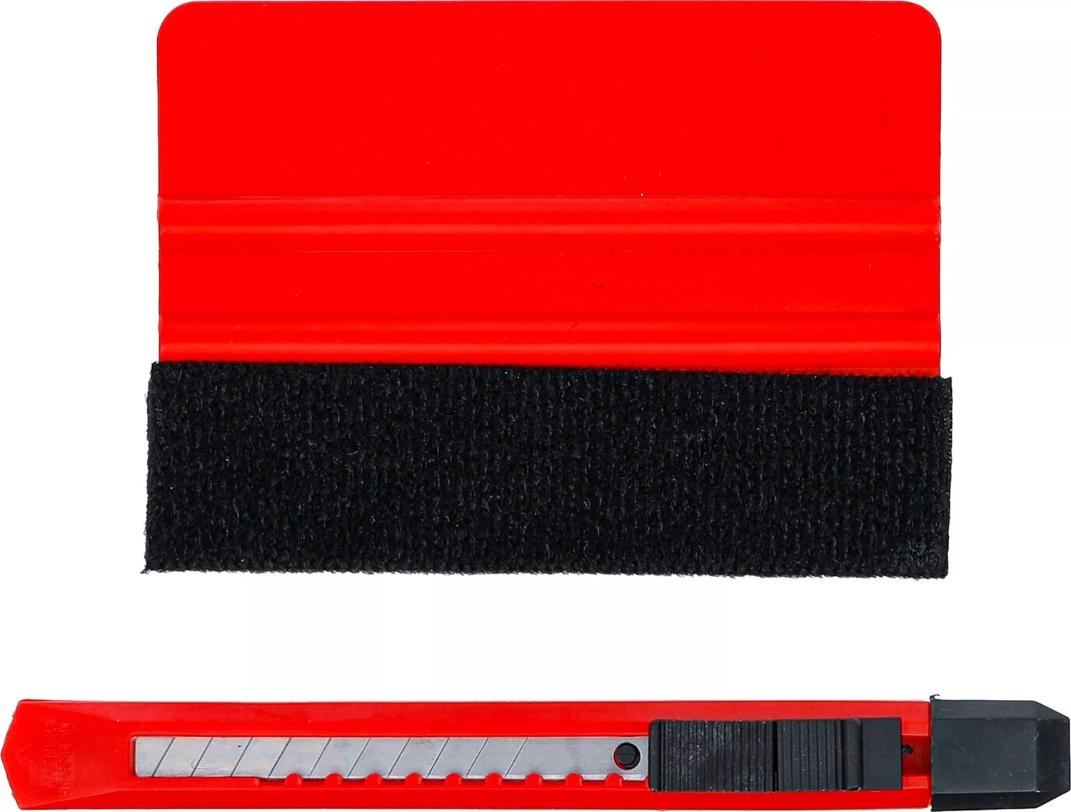 BGS DIY 85215 Satz Kunststoff Rakel mit Filzkante für Folien 2 teilig