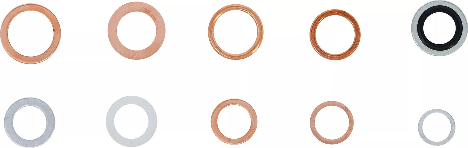 BGS 85225 Sortiment Dichtringe Kupfer Aluminium Nylon 250 teilig