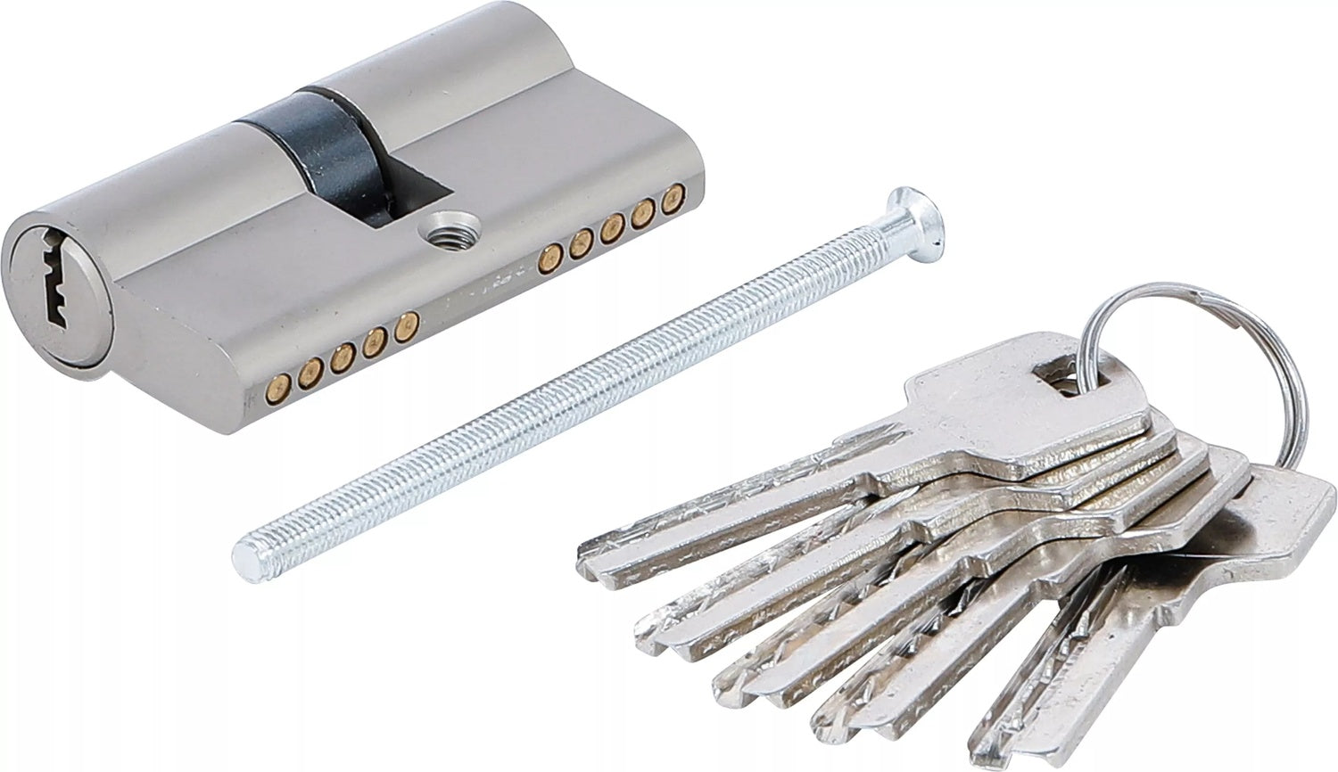 BGS DIY 85230 Sicherheits Schließzylinder Zylinderlänge 60mm Größe 30/30mm