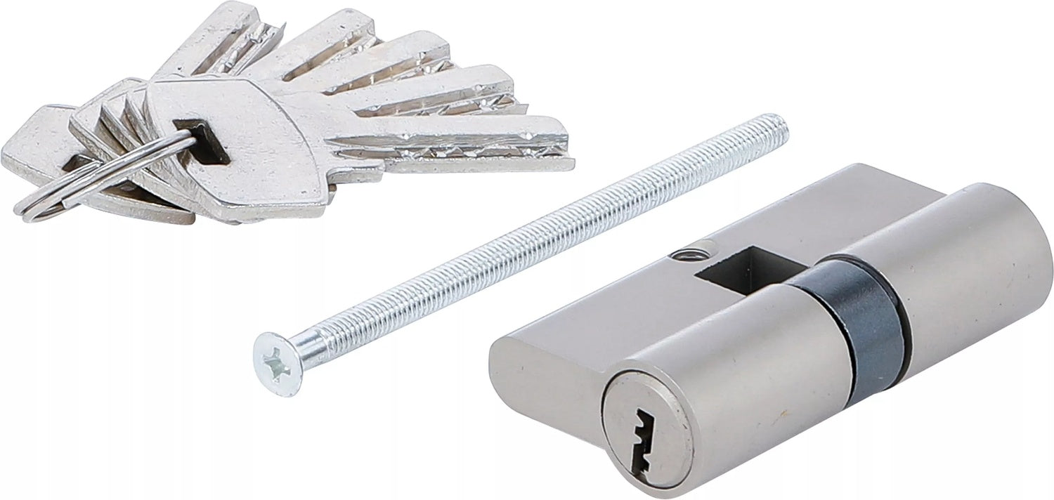 BGS DIY 85230 Sicherheits Schließzylinder Zylinderlänge 60mm Größe 30/30mm