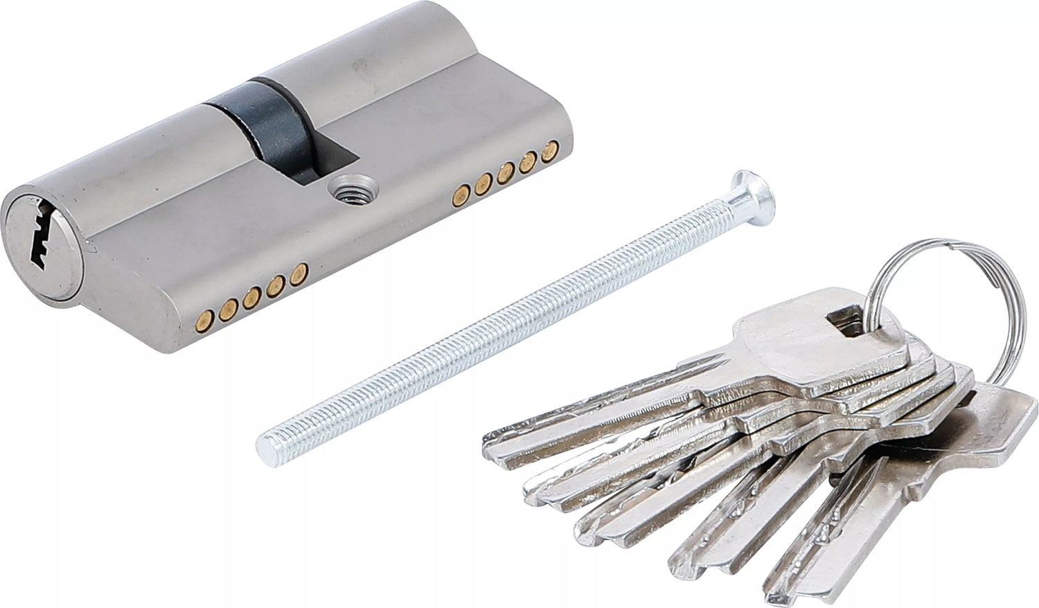 BGS DIY 85234 Sicherheits Schließzylinder Zylinderlänge 70mm Größe 35/35mm