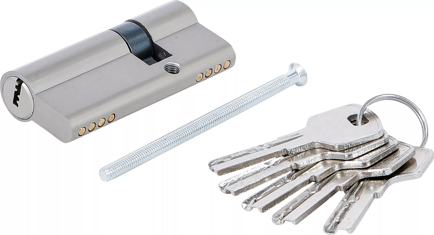 BGS DIY 85236 Sicherheits Schließzylinder Zylinderlänge 70mm Größe 25/45mm