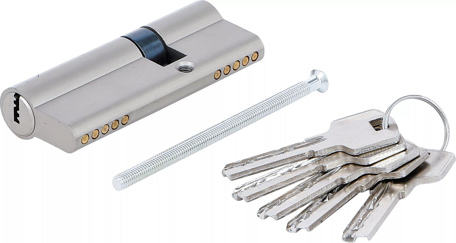 BGS DIY 85239 Sicherheits Schließzylinder Zylinderlänge 80mm Größe 30/50mm