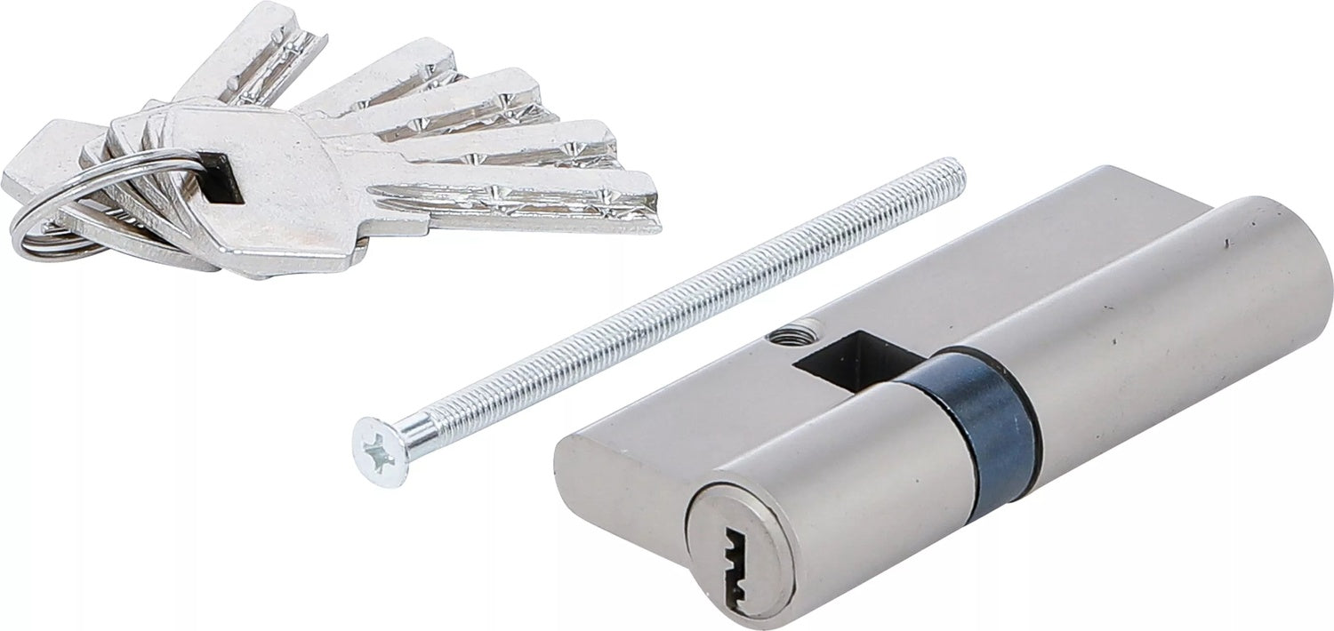 BGS DIY 85239 Sicherheits Schließzylinder Zylinderlänge 80mm Größe 30/50mm