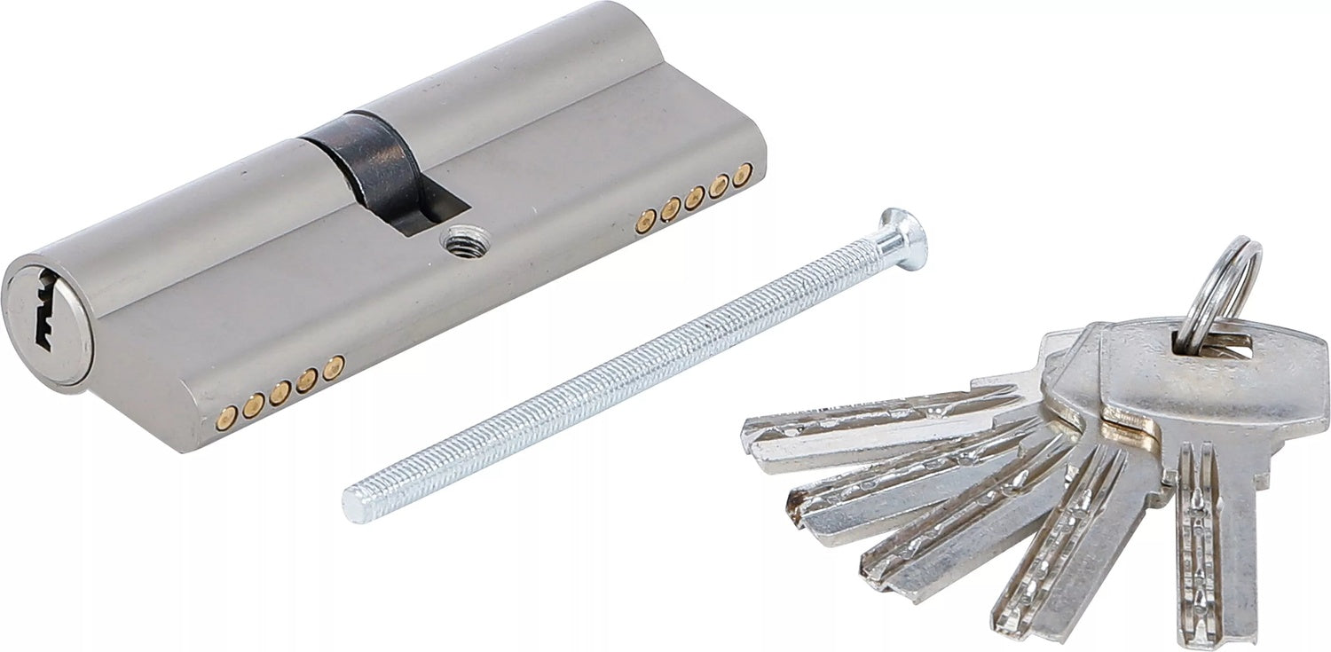 BGS DIY 85240 Sicherheits Schließzylinder Zylinderlänge 90mm Größe 45/45mm