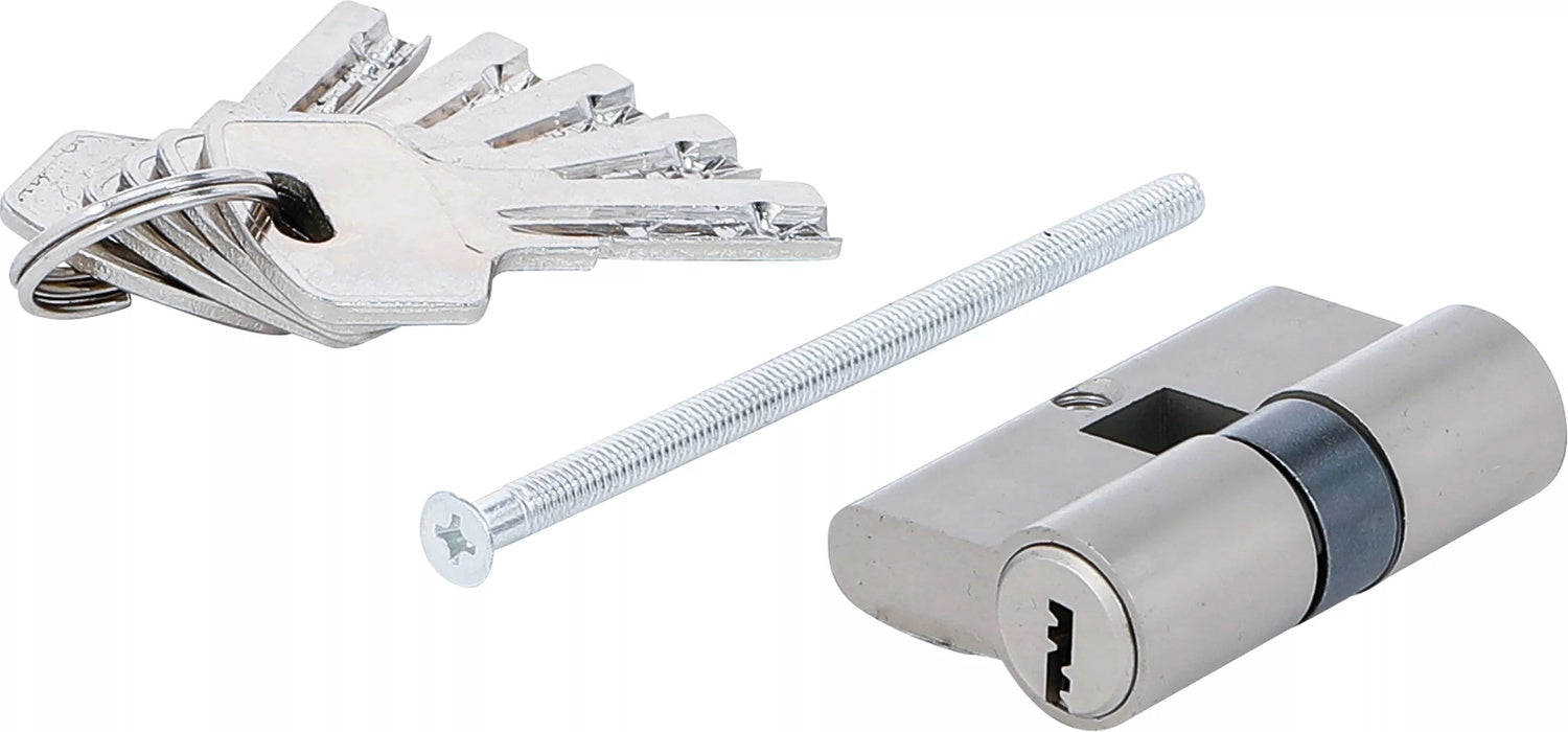 BGS DIY 85246 Sicherheits Schließzylinder Zylinderlänge 50mm Größe 25/25mm