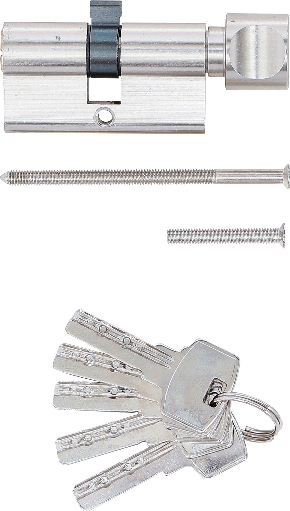 BGS DIY 85260 Sicherheits-Türzylinder mit Drehknauf 60mm