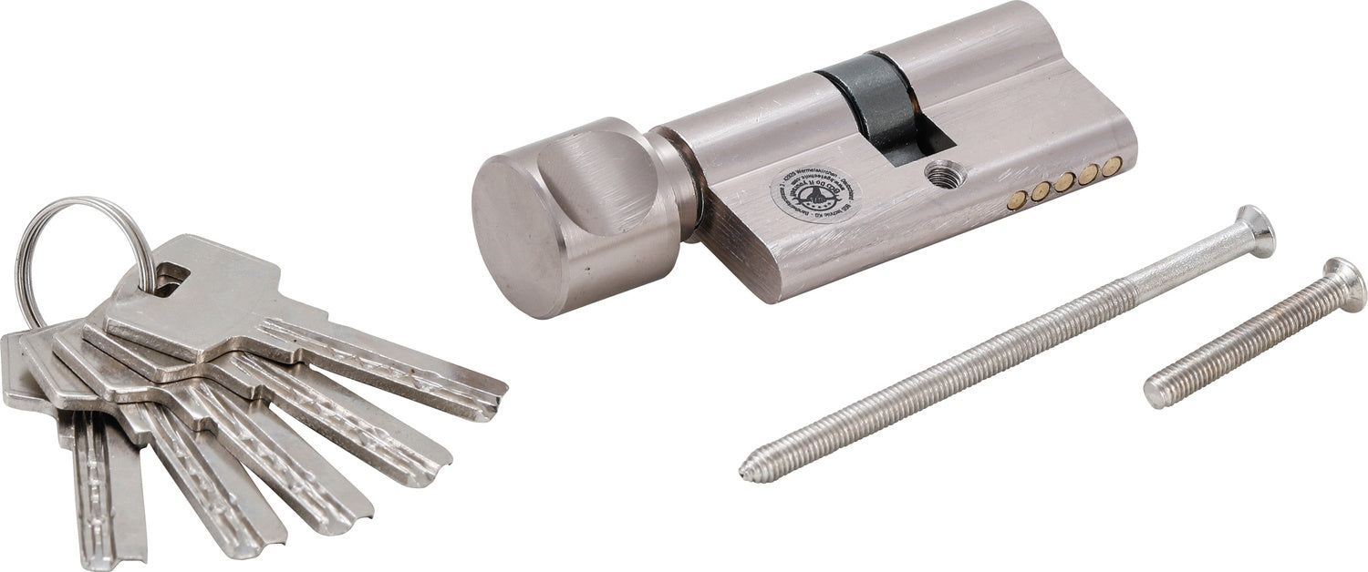 BGS DIY 85270 Sicherheits-Türzylinder mit Drehknauf 70mm