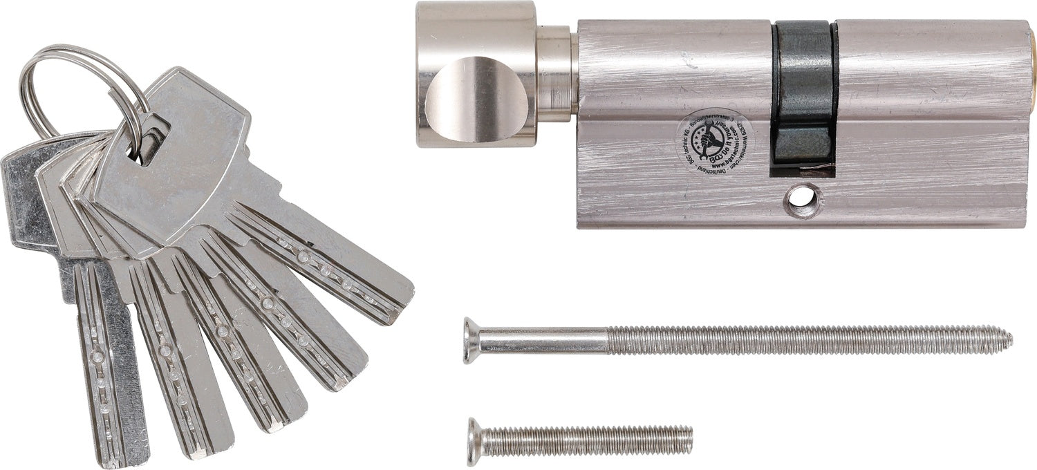 BGS DIY 85270 Sicherheits-Türzylinder mit Drehknauf 70mm