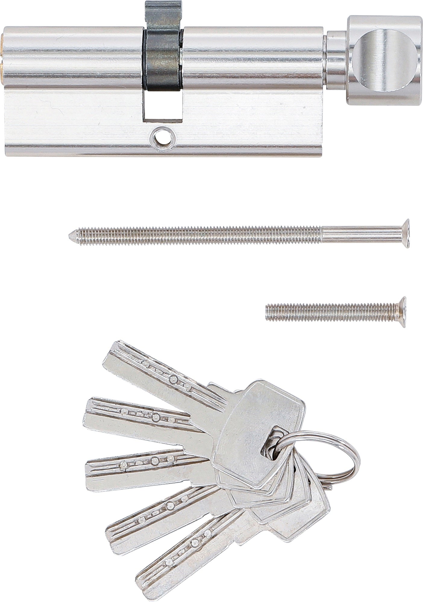 BGS DIY 85280 Sicherheits-Türzylinder mit Drehknauf 80mm