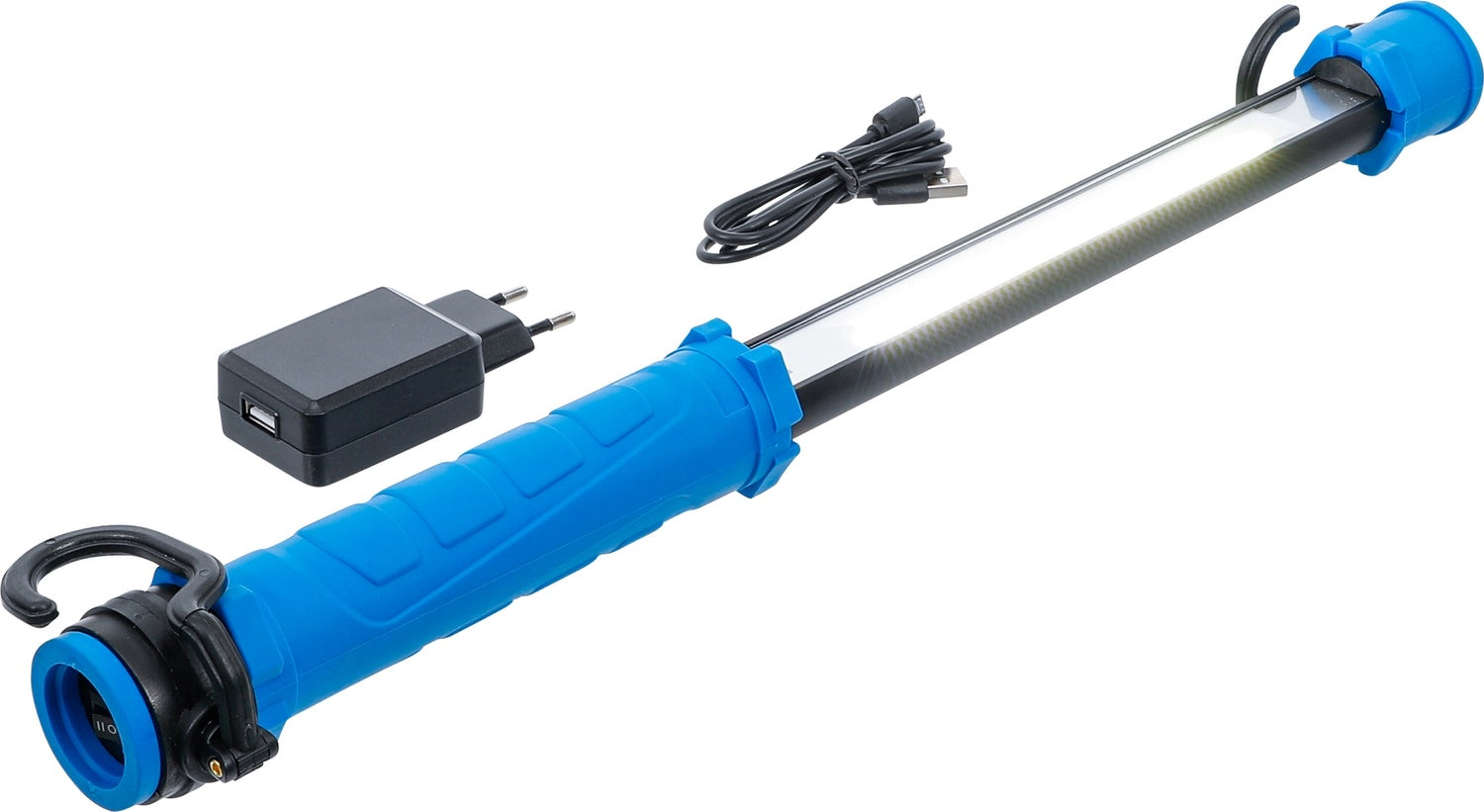 BGS 85306-1 COB LED Arbeitsleuchte Handleuchte mit Haken für Artikel 85306