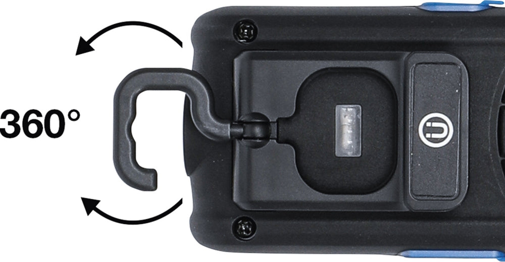 BGS 85335 Arbeitsleuchte COB-LED mit Magnet und Haken klappbar