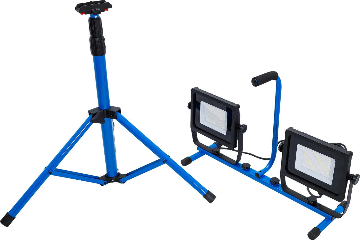 BGS 85338 Duo SMD LED Arbeitsstrahler mit Stativ 2 x 70W