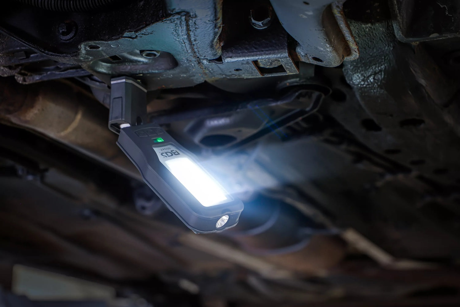 BGS 85347 COB LED Arbeitsleuchte klappbar mit Ladestation Magnet Haken