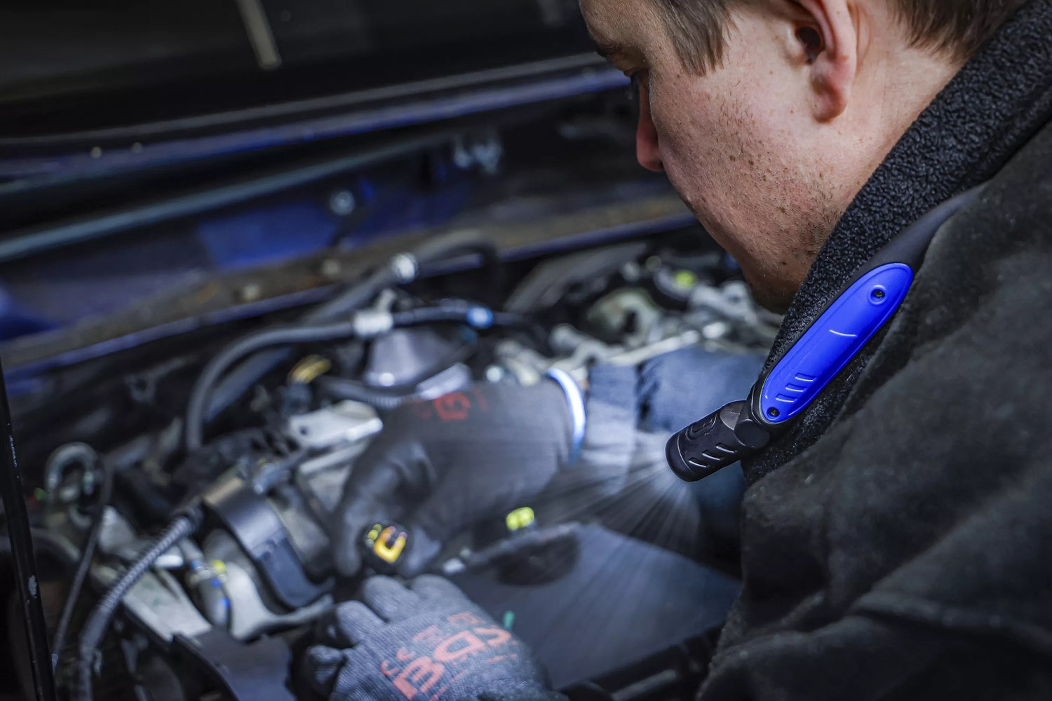 BGS 85353 COB LED Werkstatt Nackenleuchte Werkstattleuchte