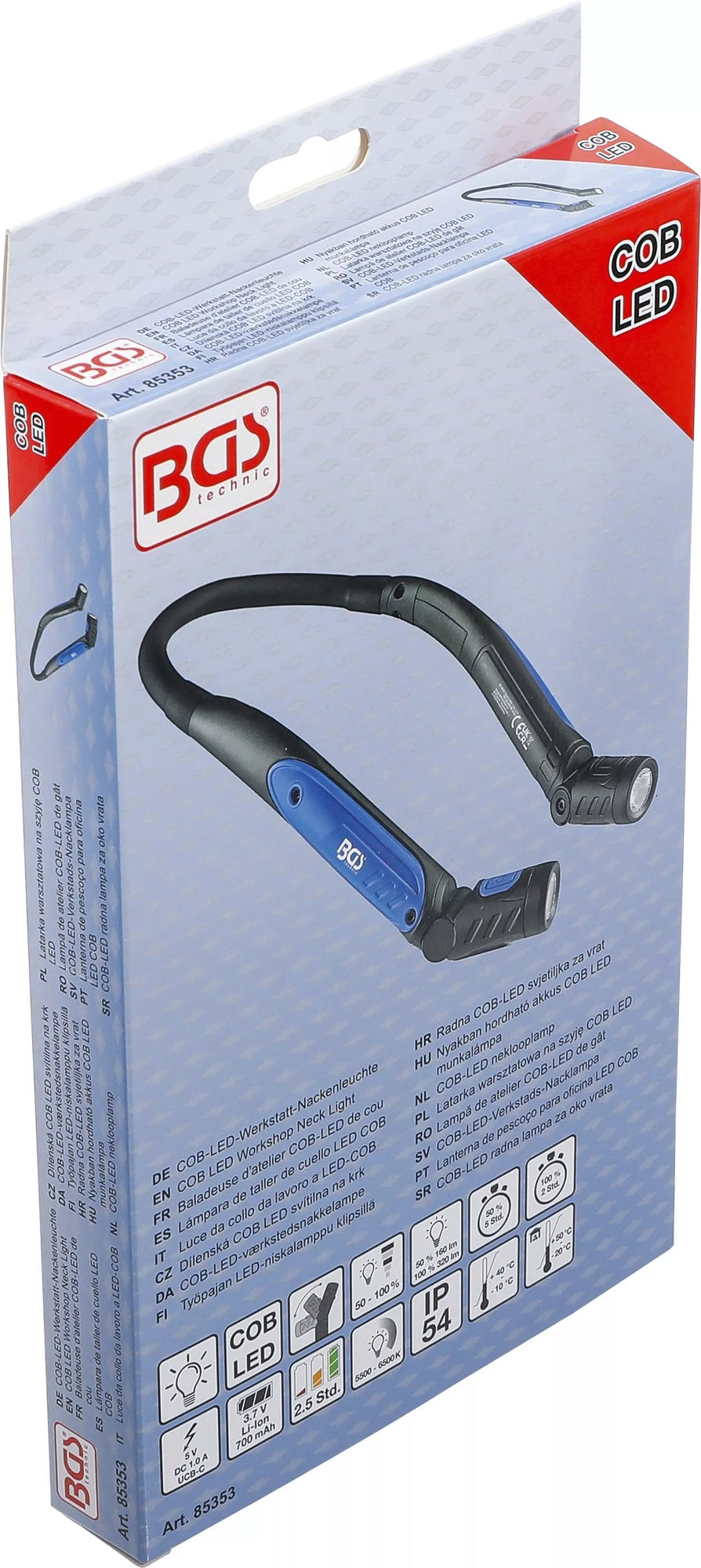BGS 85353 COB LED Werkstatt Nackenleuchte Werkstattleuchte