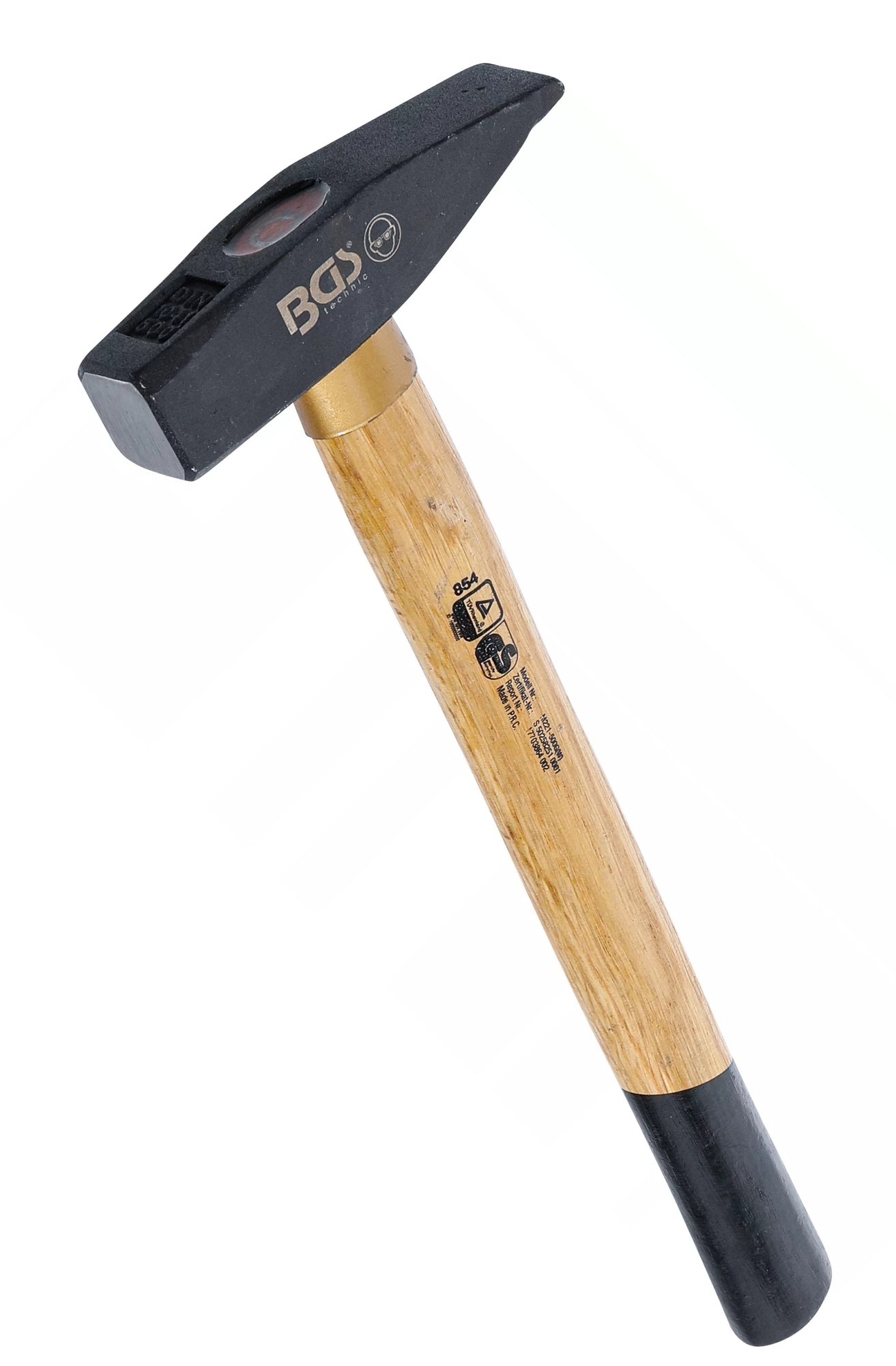 BGS 854 Schlosserhammer Holzstiel DIN 1041 Kopfgewicht 500g