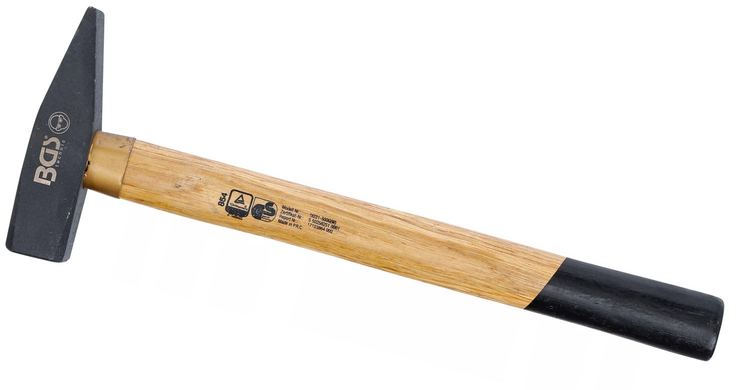 BGS 854 Schlosserhammer Holzstiel DIN 1041 Kopfgewicht 500g