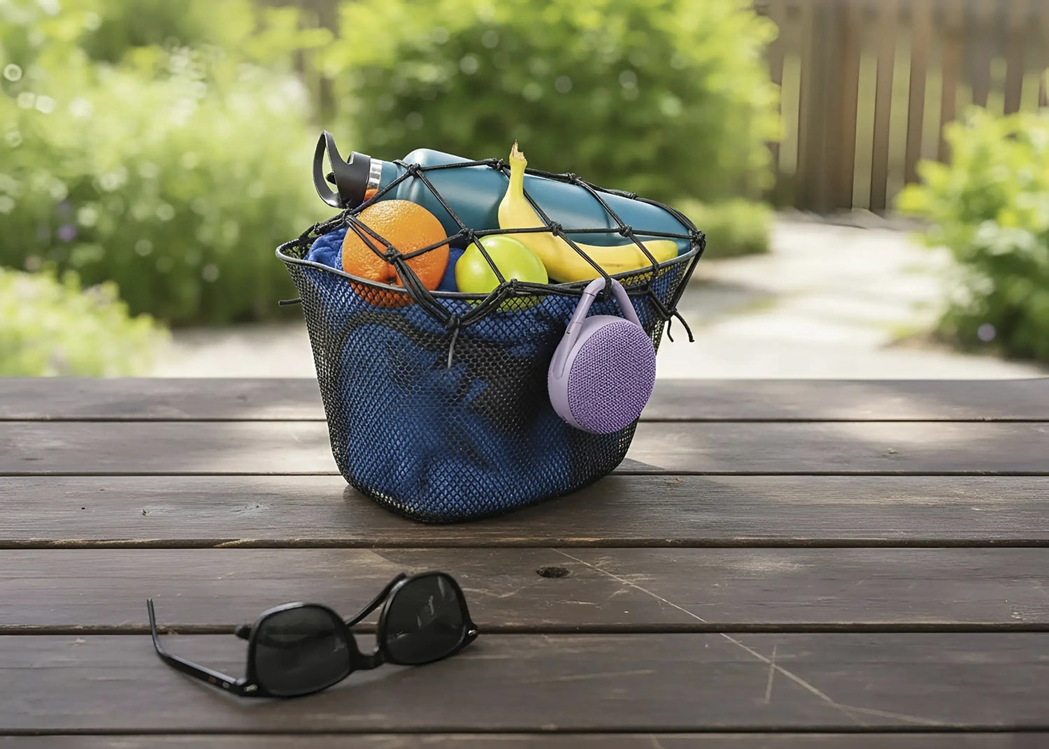 BGS DIY 85540 Gepäcknetz 25 x 25cm mit Befestigungshaken