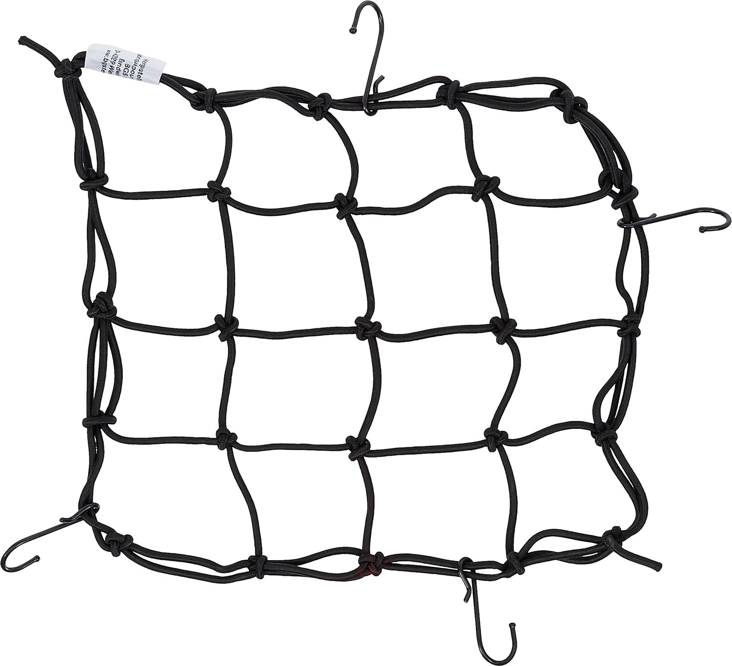 BGS DIY 85540 Gepäcknetz 25 x 25cm mit Befestigungshaken