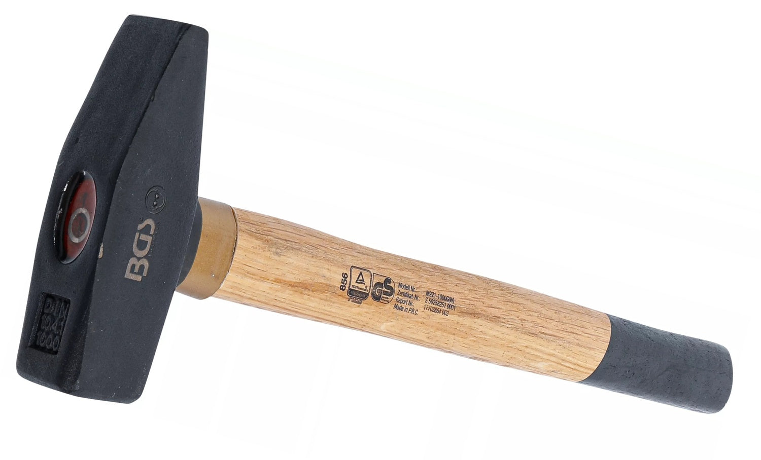 BGS 856 Schlosserhammer Holzstiel DIN 1041 Kopfgewicht 1000g