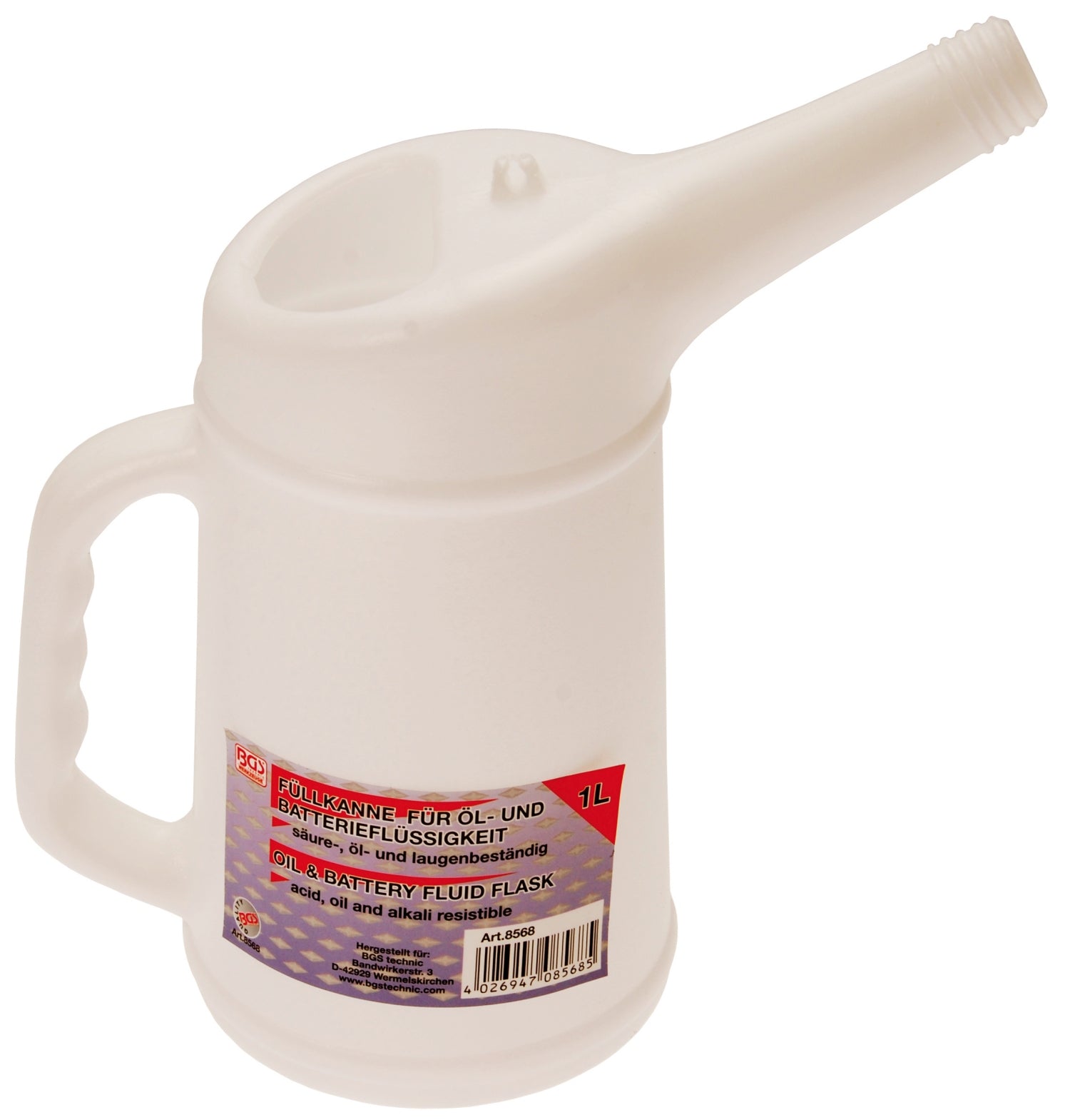BGS 8568 Füllkanne zum Einfüllen Öl Wasser Diesel Ölkanne 1 Liter