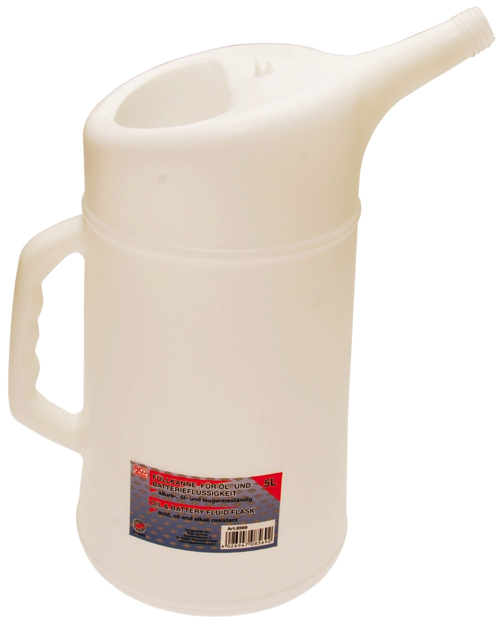 BGS 8569 Füllkanne zum Einfüllen Öl Wasser Diesel Ölkanne 5 Liter