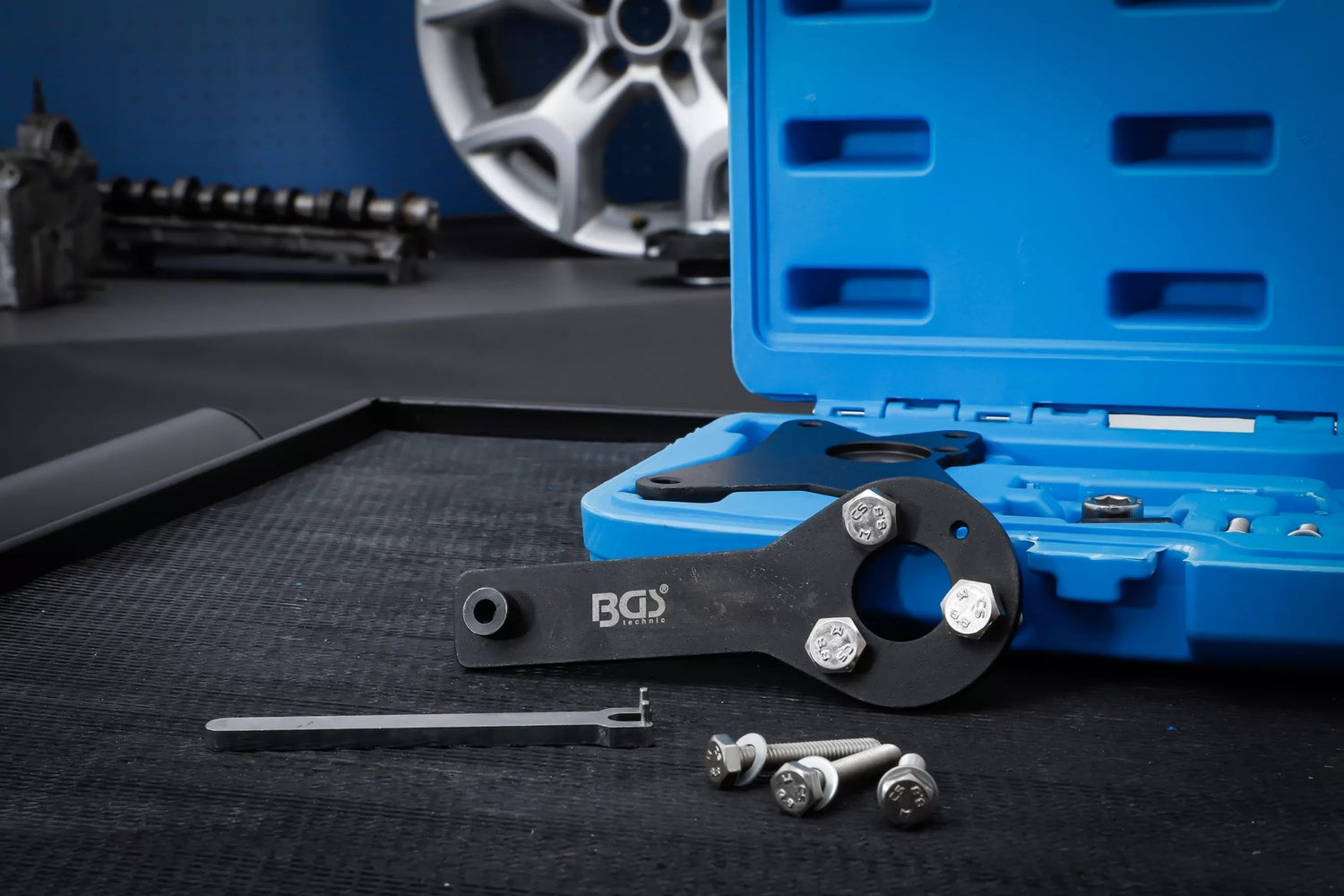 BGS 8578 Satz Einstellwerkzeug für Motor Fiat, Ford, Lancia 1.2L, 1.4L 8V