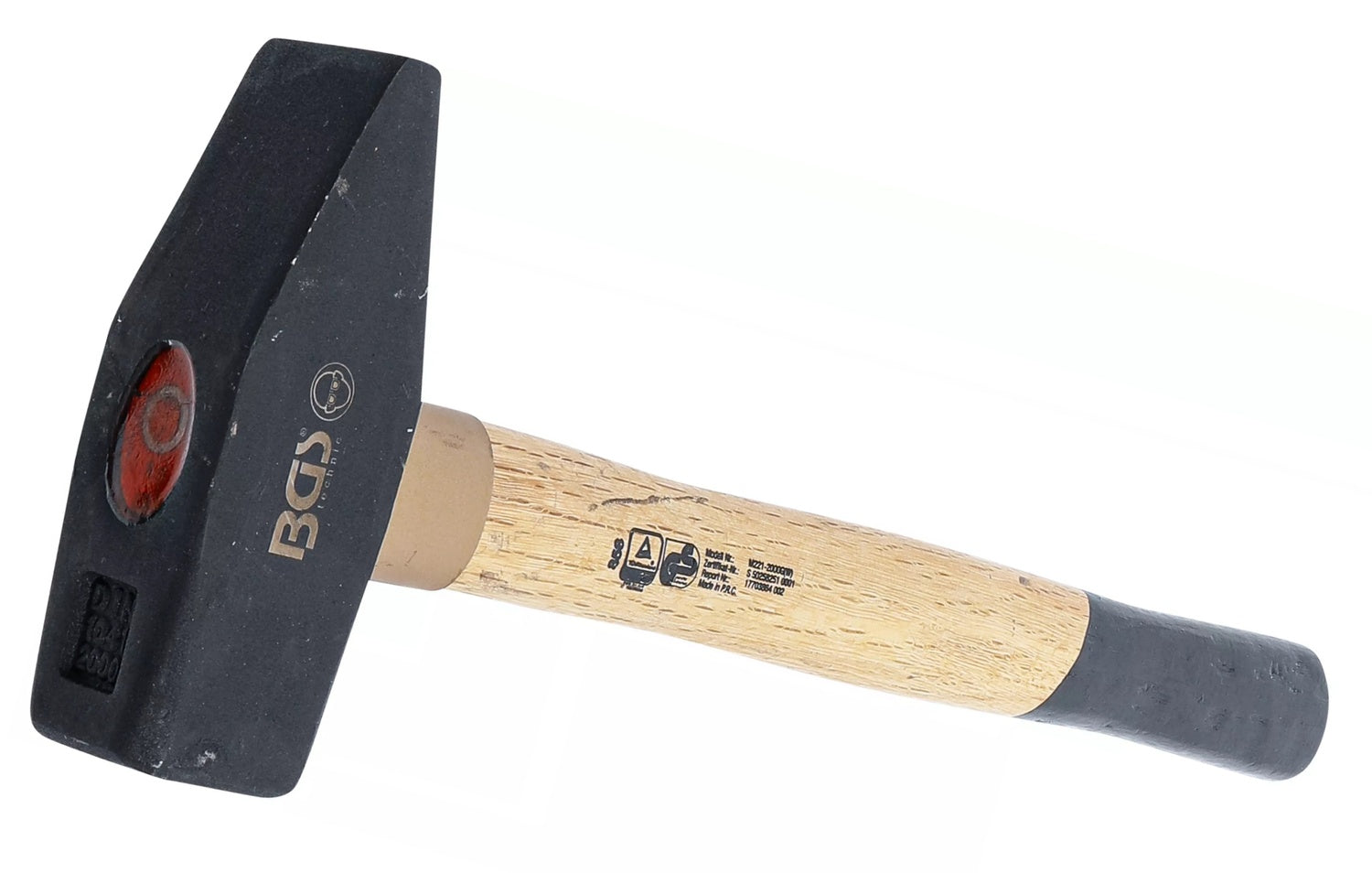 BGS 858 Schlosserhammer Holzstiel DIN 1041 Kopfgewicht 2000g