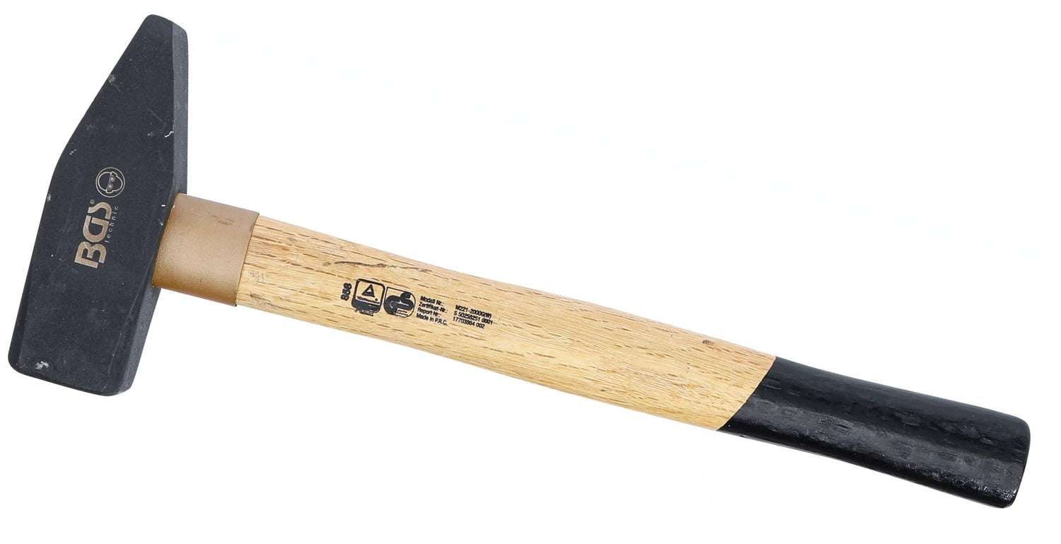 BGS 858 Schlosserhammer Holzstiel DIN 1041 Kopfgewicht 2000g