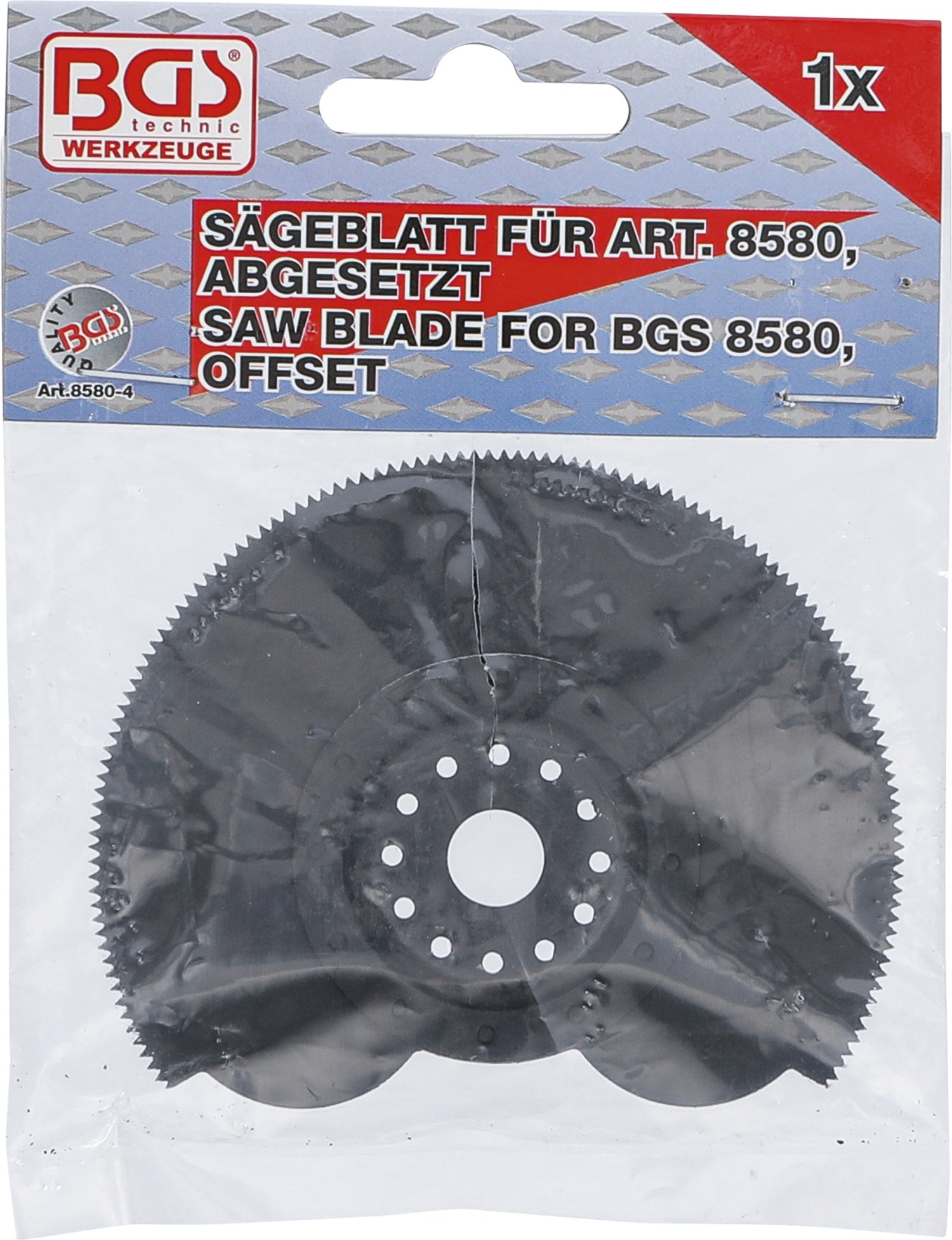 BGS 8580-4 Sägeblatt abgesetzt für Artikel 8580
