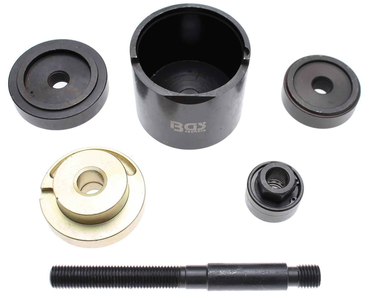 BGS 8589 Satz Werkzeug zur Demontage / Montage der Vorderachs-Querlenkerbuchsen für VAG